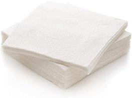 1000 Serviettes en Papier Écoresponsable, Serviettes en Papier Blanc à Cocktail, Serviette de Table Papier Biodégradables (33x33)