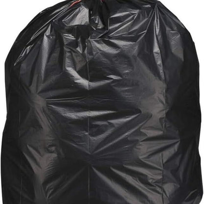 20 Sacs Poubelle Grande Capacité 160L - Lien de Fermeture, Écoresponsables Ultra Résistant, Anti-Fuites 82 x 120 cm Noir Opaque. Biodégradable, Ecologique