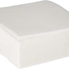 1000 Serviettes en Papier Écoresponsable, Serviettes en Papier Blanc à Cocktail, Serviette de Table Papier Biodégradables (33x33)